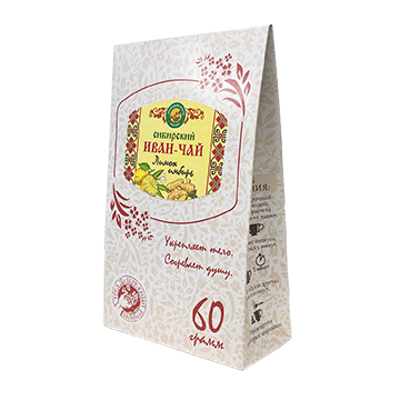 «Siperian Ivan-Chai» - Maitohorsmatee inkiväärin ja sitruunan kera, 60 g
